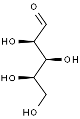 β-D-キシロピラノース 化学構造式
