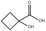 1-hydroxycyclobutane-1-carboxylic acid Struktur