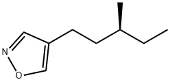Isoxazole, 4-(3-methylpentyl)-, (S)- (9CI) Structure