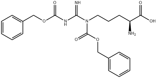 H-ARG(Z)2-OH Structure