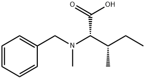 N-苄基-N-甲基-L-异亮氨酸 结构式