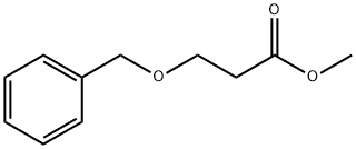 3-(Benzyloxy)propionic acid methyl ester Struktur