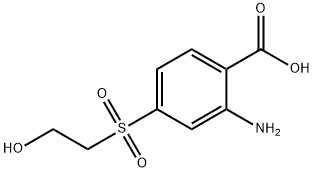 2-[(3-Amino-4-carboxyphenyl)-sulfonyl]-ethanol 化学構造式