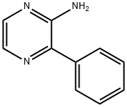 3-苯基吡嗪-2-胺 结构式