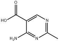 5-Pyrimidinecarboxylic  acid,  4-amino-2-methyl-,  labeled  with  nitrogen-15  (9CI) 结构式