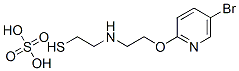 2-[2-(5-Bromo-2-pyridyloxy)ethyl]aminoethanethiol sulfate 结构式
