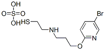 2-[3-(5-Bromo-2-pyridyloxy)propyl]aminoethanethiol sulfate 结构式