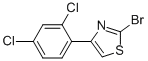 2-BROMO-4-(2,4-DICHLOROPHENYL)THIAZOLE 结构式