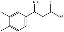 3-amino-3-(3,4-dimethylphenyl)propanoic acid Structure