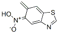 Benzothiazole, 5,6-dihydro-6-methylene-5-aci-nitro- (9CI) 结构式
