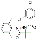 Benzamide, 2,4-dichloro-N-[2-[(2,6-dimethylphenyl)amino]-1,1-dimethyl-2-oxoethyl]- (9CI) 化学構造式