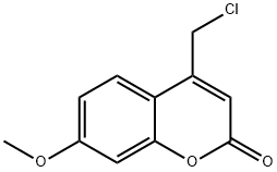 4-CHLOROMETHYL-7-METHOXY-CHROMEN-2-ONE Struktur