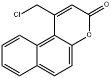 1-CHLOROMETHYL-BENZO[F]CHROMEN-3-ONE Structure