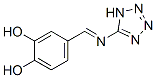 1,2-Benzenediol, 4-[(1H-tetrazol-5-ylimino)methyl]- (9CI) Struktur