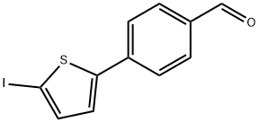 4-(5-Iodothiophen-2-yl)benzaldehyde Struktur