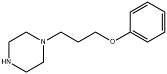 1-(3-フェノキシプロピル)ピペラジン 化学構造式