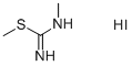 1,2-ジメチル-2-チオプソイド尿素 ヨウ化水素酸塩 化学構造式