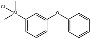 (间苯氧基苯基)二甲基氯硅烷, 41318-68-7, 结构式