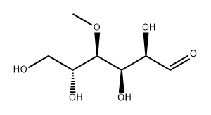 D-Glucose, 4-O-methyl-, 4132-38-1, 结构式