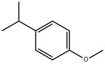 4-イソプロピルアニソール 化学構造式