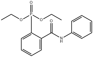 (2-PHENYLCARBAMOYL-PHENYL)-PHOSPHONIC ACID DIETHYL ESTER,41327-48-4,结构式