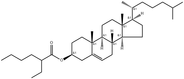 2-エチルヘキサン酸コレスタ-5-エン-3β-イル 化学構造式