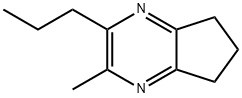 5H-Cyclopentapyrazine,6,7-dihydro-2-methyl-3-propyl-(9CI) 结构式
