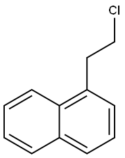 1-(2-氯乙基)萘 结构式