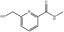 6-(Hydroxymethyl)-N-methyl-2-pyridinecarboxamide Structure