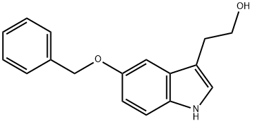 2-(5-BENZYLOXY-1H-INDOL-3-YL)-ETHANOL 化学構造式