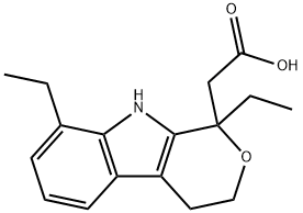 依托度酸, 41340-25-4, 结构式
