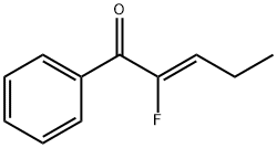 2-Penten-1-one, 2-fluoro-1-phenyl-, (Z)- (9CI) Structure