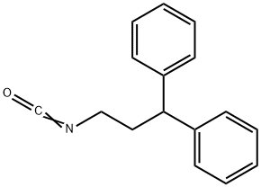 3 3 -DIPHENYLPROPYL ISOCYANATE  97 Structure