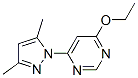 Pyrimidine, 4-(3,5-dimethyl-1H-pyrazol-1-yl)-6-ethoxy- (9CI) 结构式