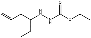Hydrazinecarboxylic  acid,  2-(1-ethyl-3-butenyl)-,  ethyl  ester  (9CI) 结构式