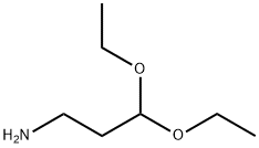 3-アミノプロピオンアルデヒド ジエチル アセタール 化学構造式