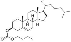 CHOLESTEROL N-BUTYL CARBONATE Struktur