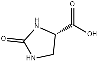 (S)-2-オキソイミダゾリジン-4-カルボン酸 化学構造式