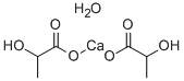 2-HYDROXYPROPANOIC ACID CALCIUM SALT, MONOHYDRATE Struktur