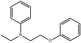N-ethyl-N-(2-phenoxyethyl)aniline Structure
