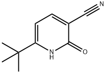 6-tert-Butyl-2-oxo-1,2-dihydropyridine-3-carbonitrile 化学構造式