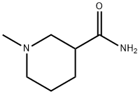 1-甲基-3-哌啶甲酰胺,4138-27-6,结构式
