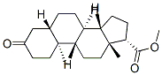 3-オキソ-5α-アンドロスタン-17β-カルボン酸メチル 化学構造式