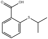 2-(异丙基硫代)苯甲酸 结构式