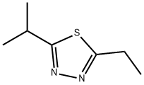 1,3,4-Thiadiazole,  2-ethyl-5-(1-methylethyl)- 结构式