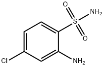 2-アミノ-4-クロロベンゼンスルホンアミド 化学構造式