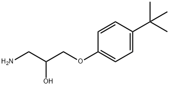 1-AMINO-3-(4-TERT-BUTYL-PHENOXY)-PROPAN-2-OL Structure