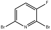 2,6-Dibromo-3-fluoropyridine Structure
