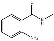 2-アミノ-N-メチルベンズアミド 化学構造式
