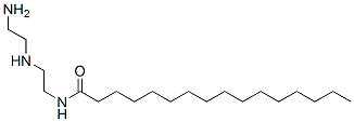 N-[2-[(2-アミノエチル)アミノ]エチル]ヘキサデカンアミド 化学構造式